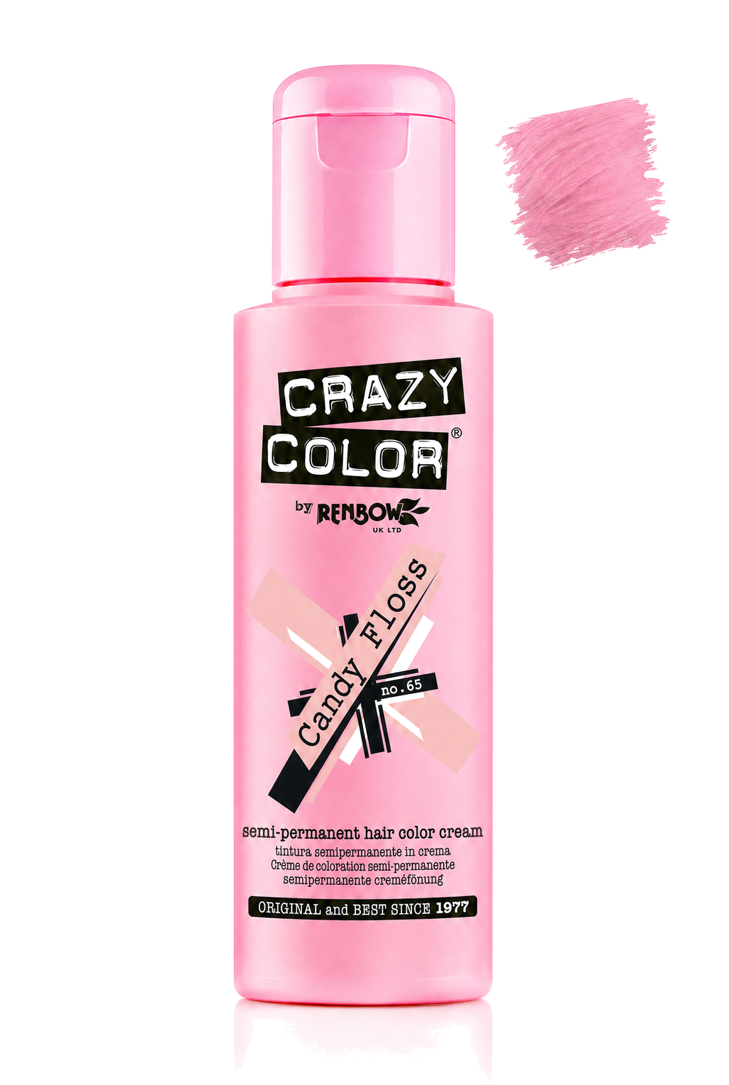 Crazy Colour Candy Floss semi-permanent hair colour, 100ml