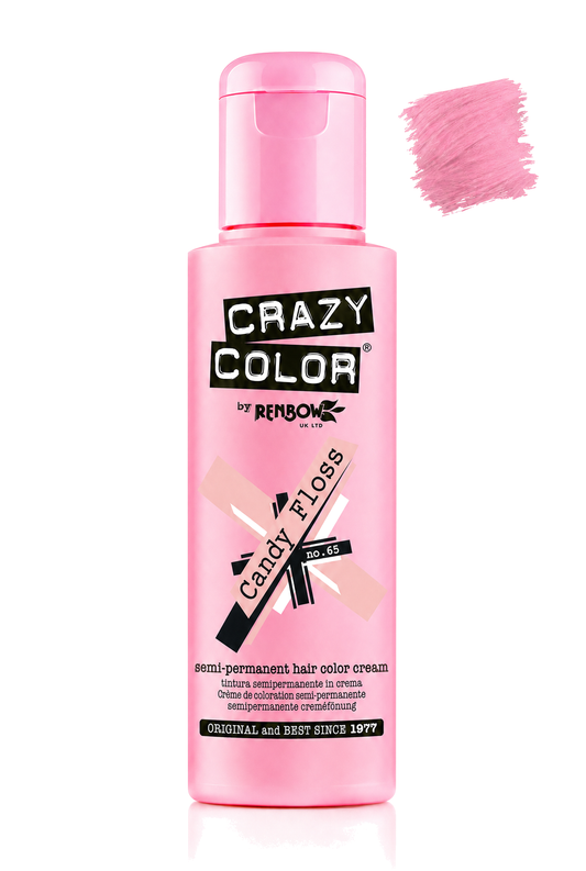 Crazy Colour Candy Floss semi-permanent hair colour, 100ml