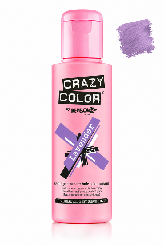Crazy Colour Lavender semi-permanent hair colour, 100ml