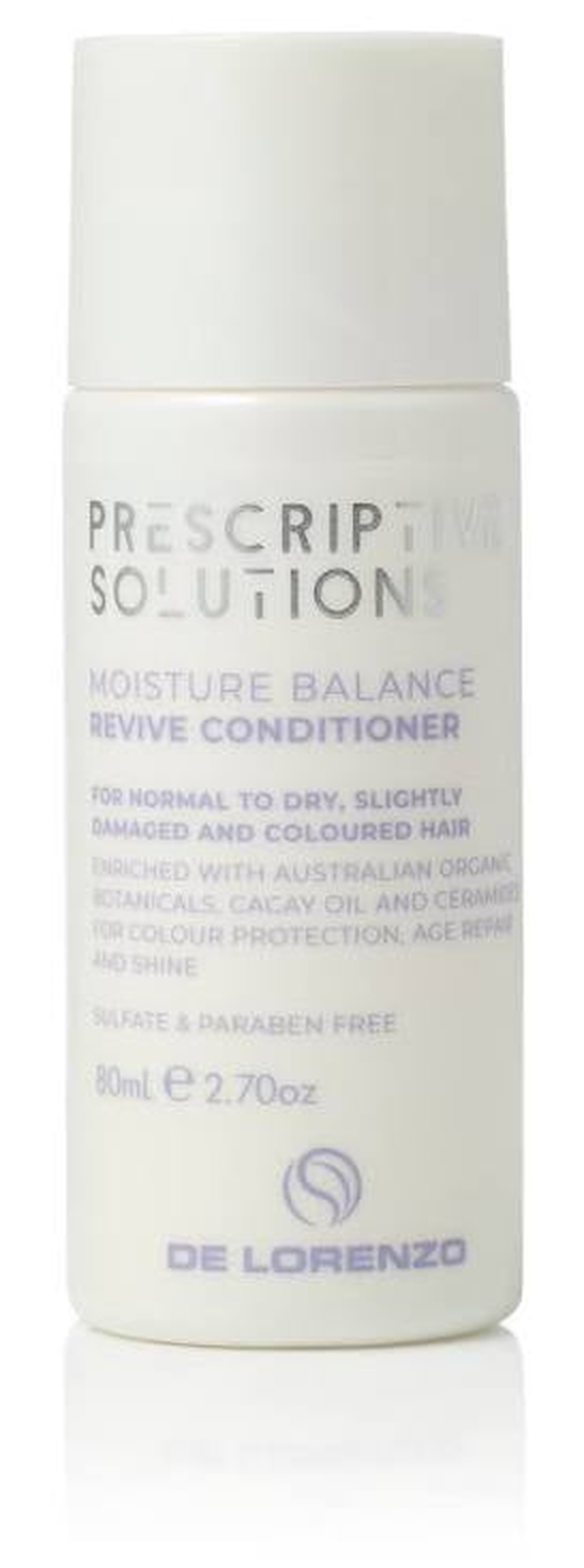 De Lorenzo PRESCRIPTIVE SOLUTIONS Moisture Balance Revive Conditioner 80mL — professional hair care product