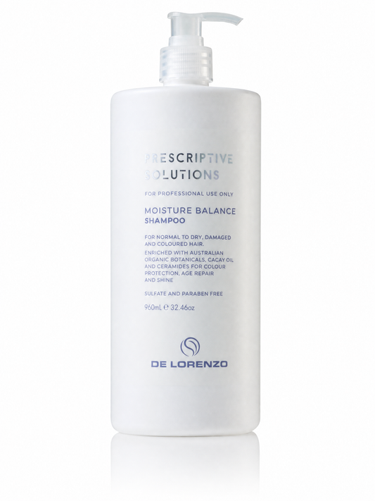 De Lorenzo Prescriptive Solutions Moisture Balance Shampoo 960ml — professional hair care product