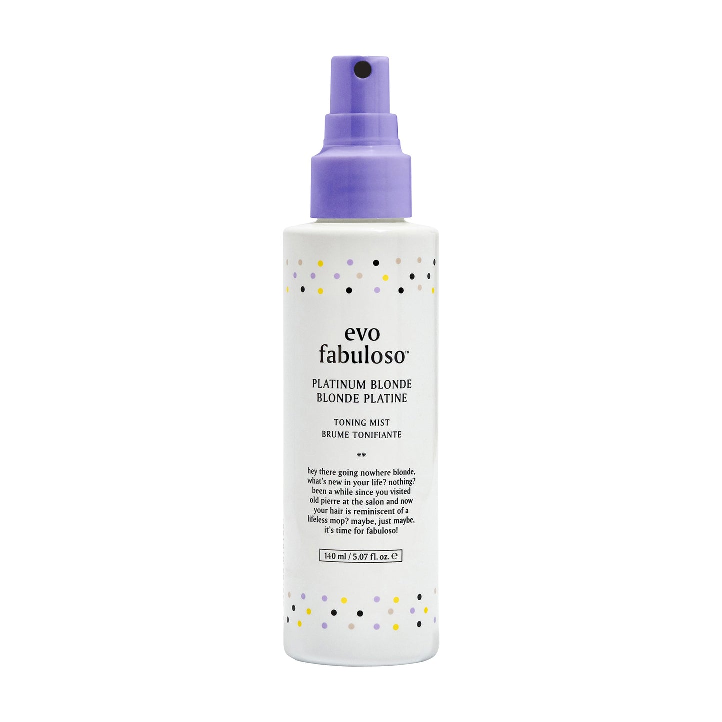 evo Fabuloso Platinum Blonde Toning Mist 140ml