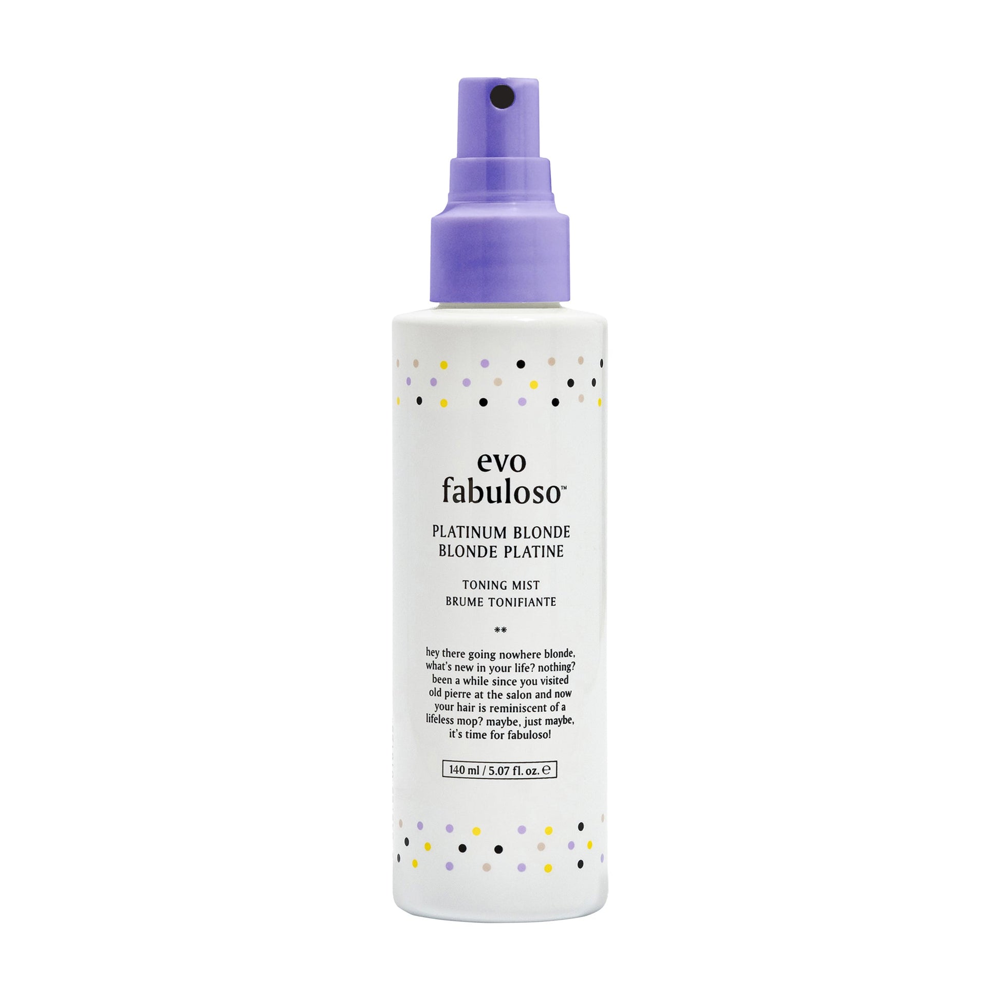 evo Fabuloso Platinum Blonde Toning Mist 140ml