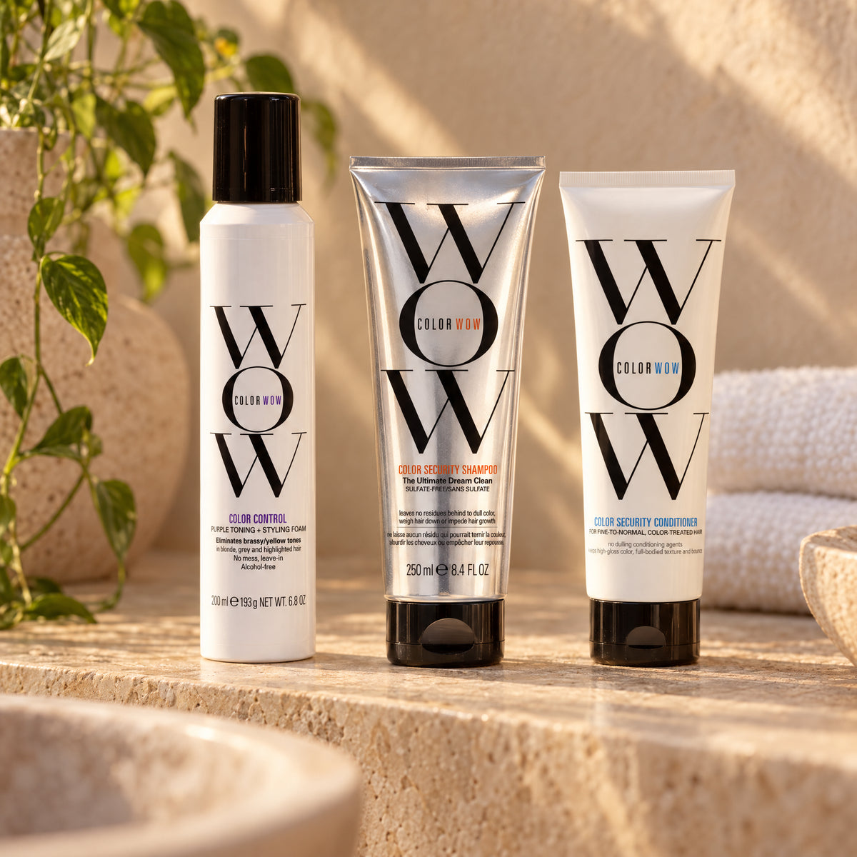 Color Wow Brassy Blonde Rescue Trio