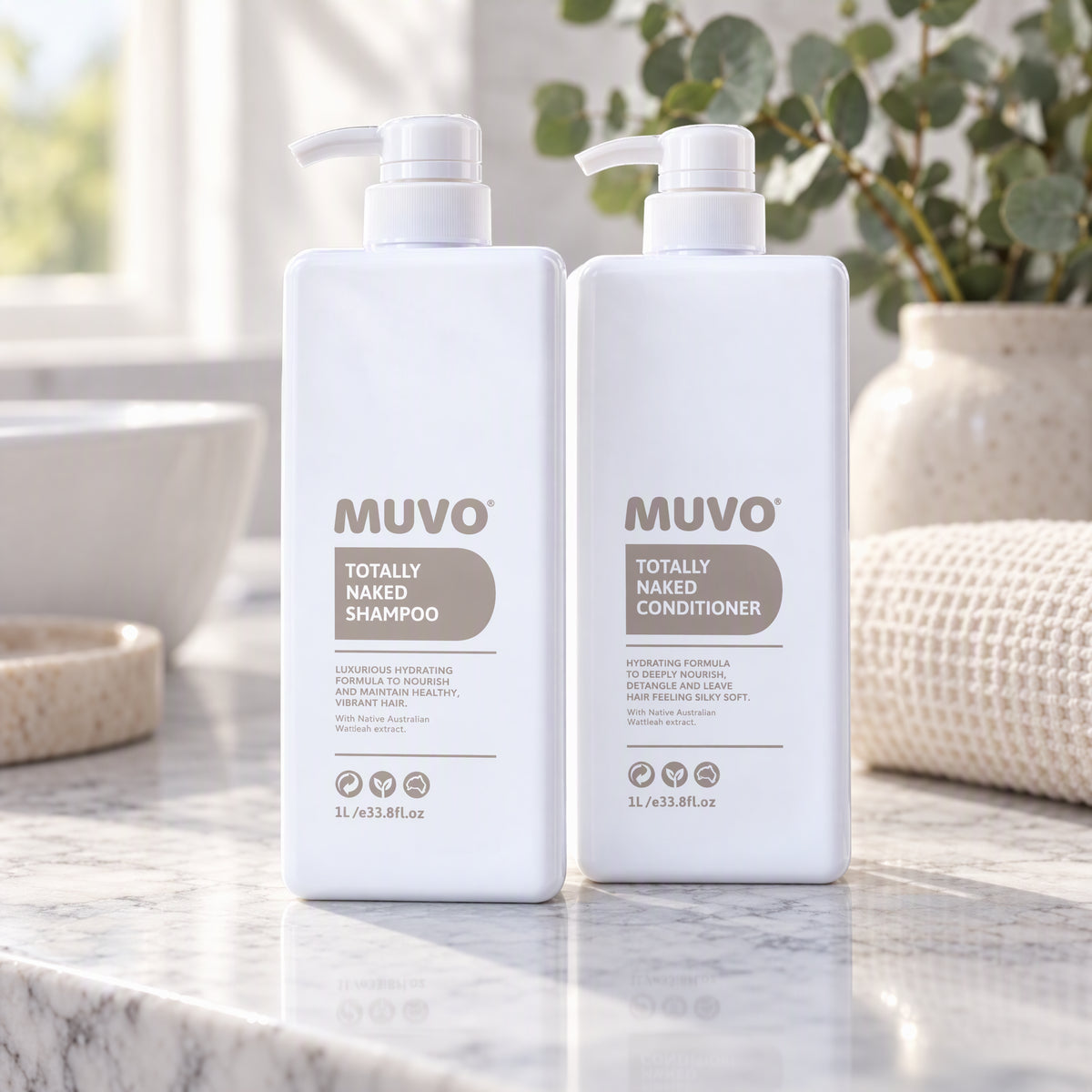 MUVO Totally Naked 1L Duo
