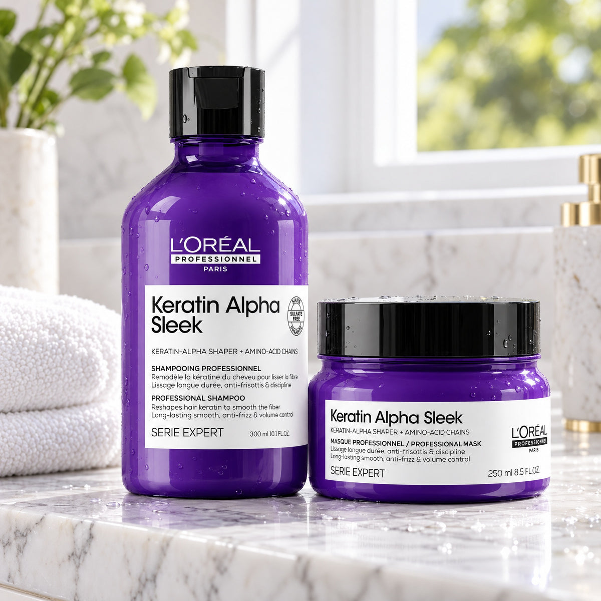 L'Oreal Professionnel Keratin Alpha Sleek Duo