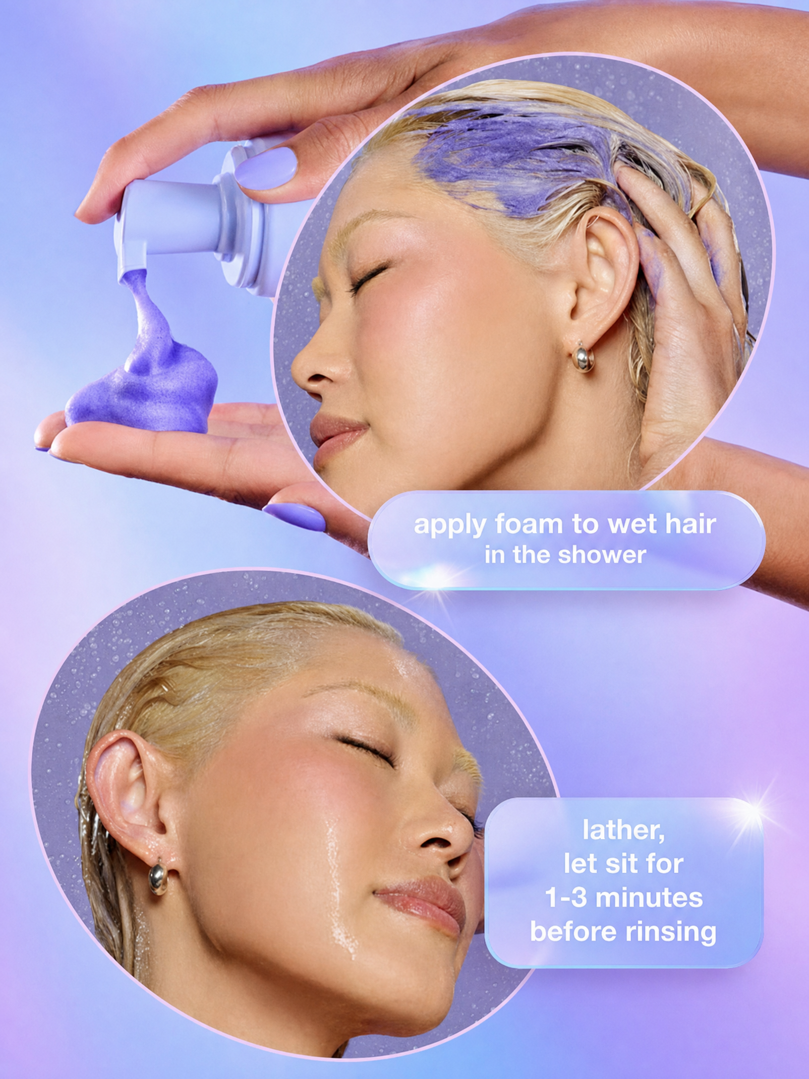 K18 - Triple Bright Purple Shampoo - Anti-Brassiness 443ml — product gallery image 5
