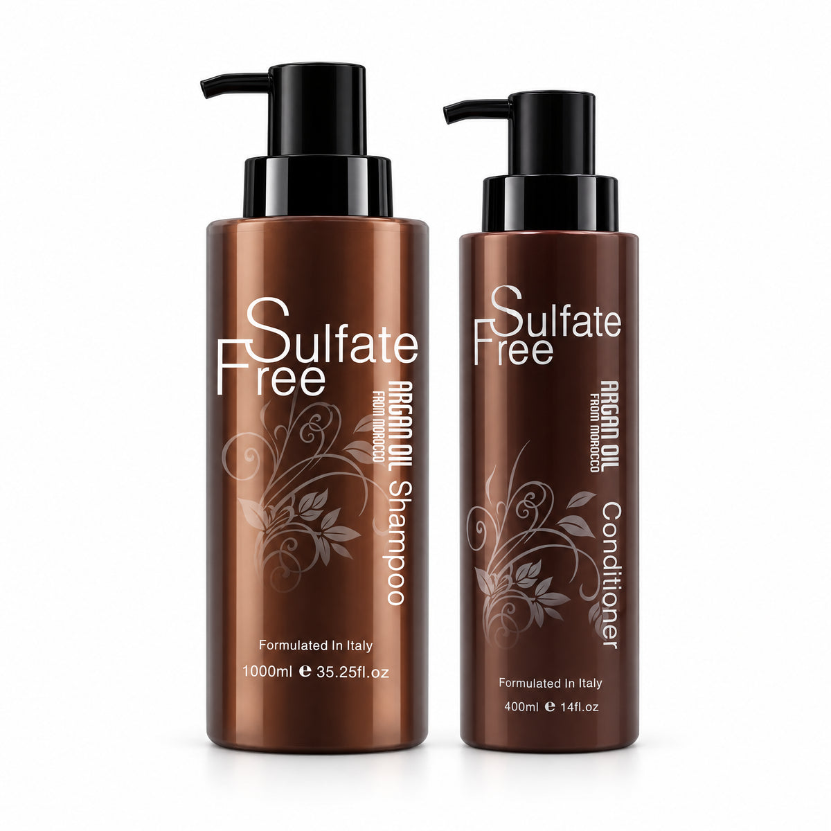 Nuspa Argan Sulfate-Free 1L Duo