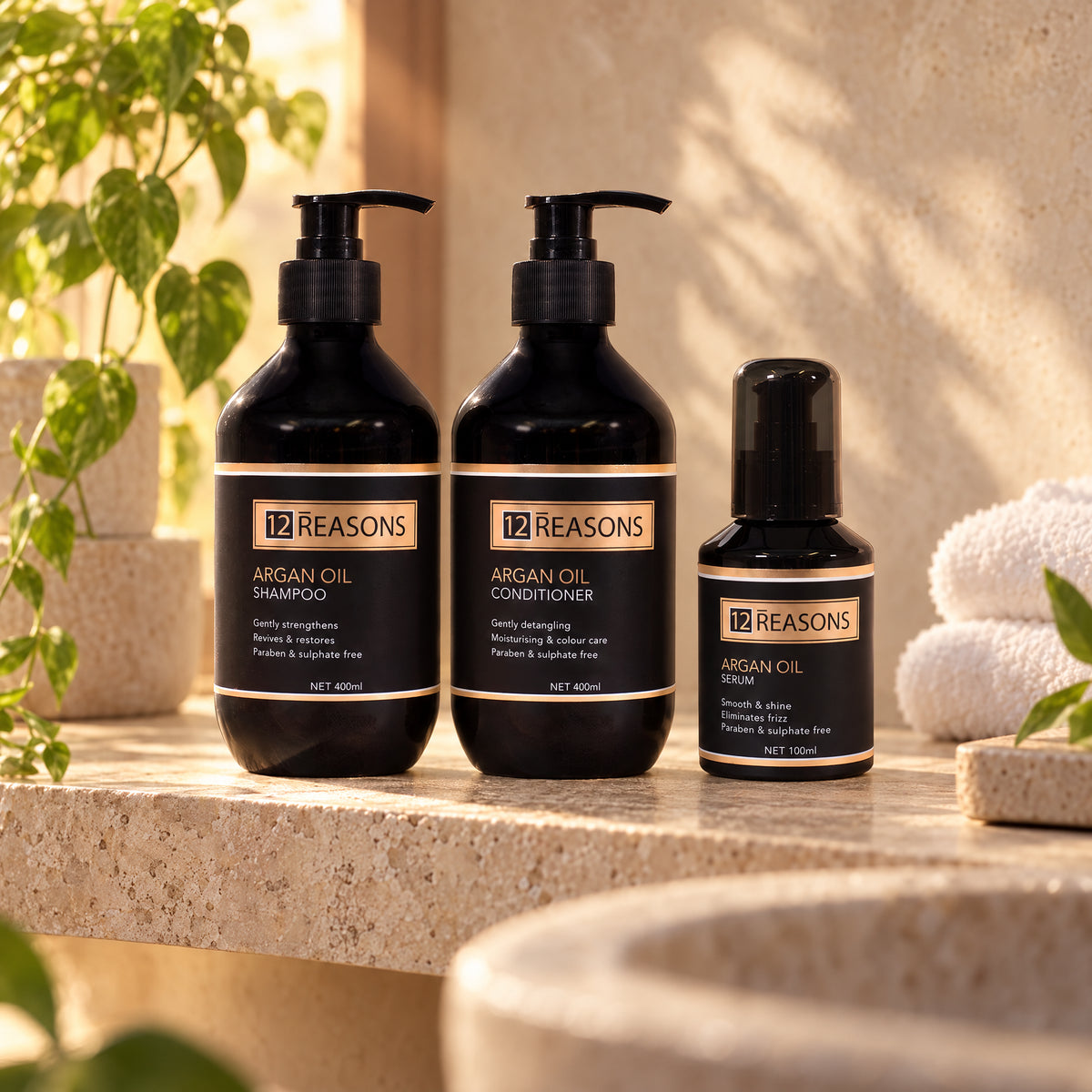 12Reasons Argan Oil Trio 400ml