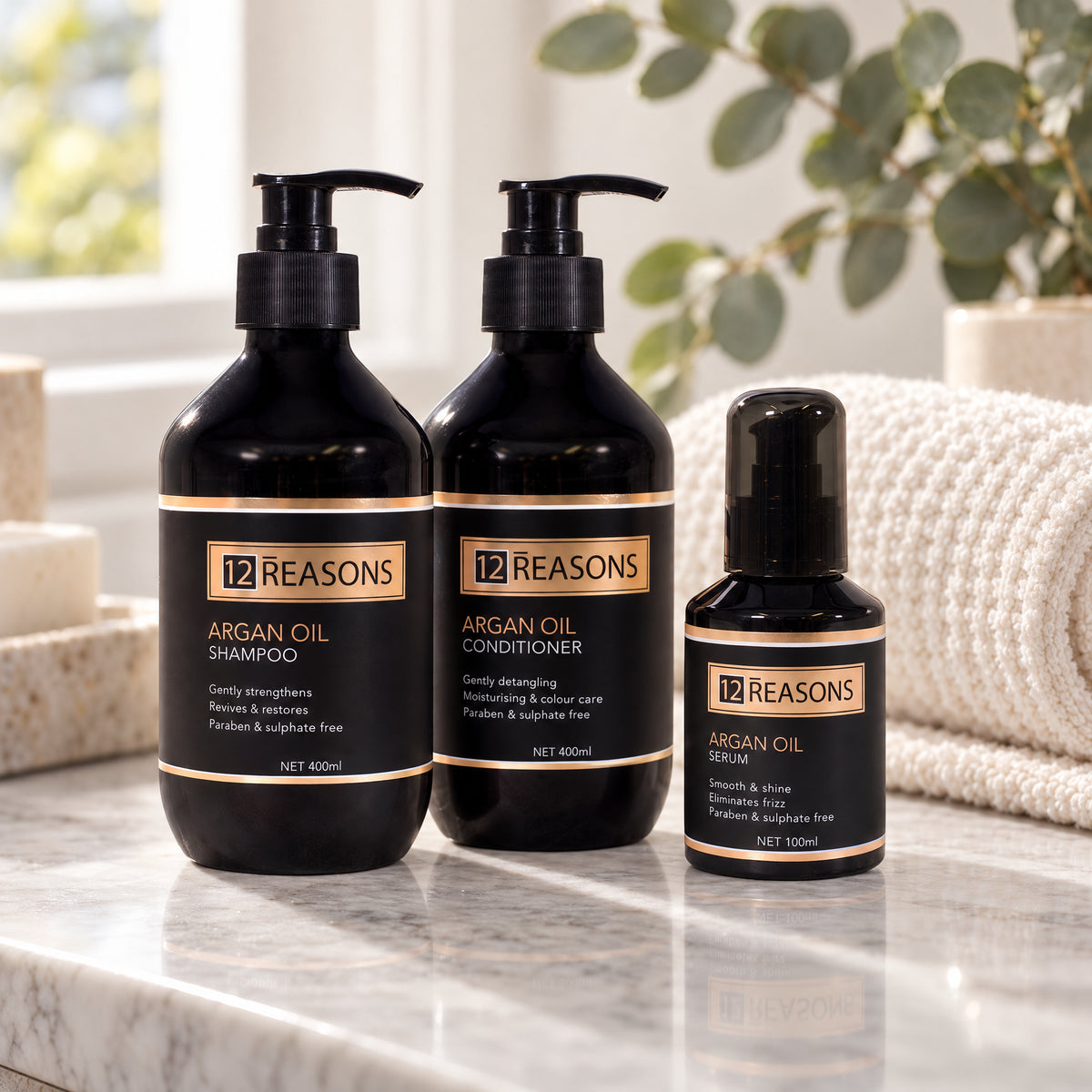12Reasons Argan Oil Trio 400ml