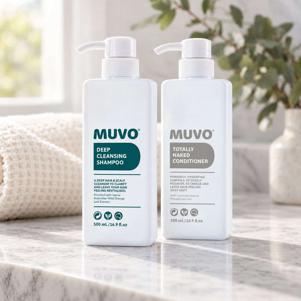 MUVO Deep Cleanse & Condition Duo