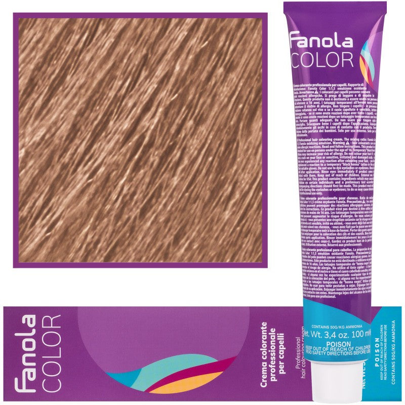 Fanola Color Professional Colouring Cream 100ml – Shade 9.14 Walnut