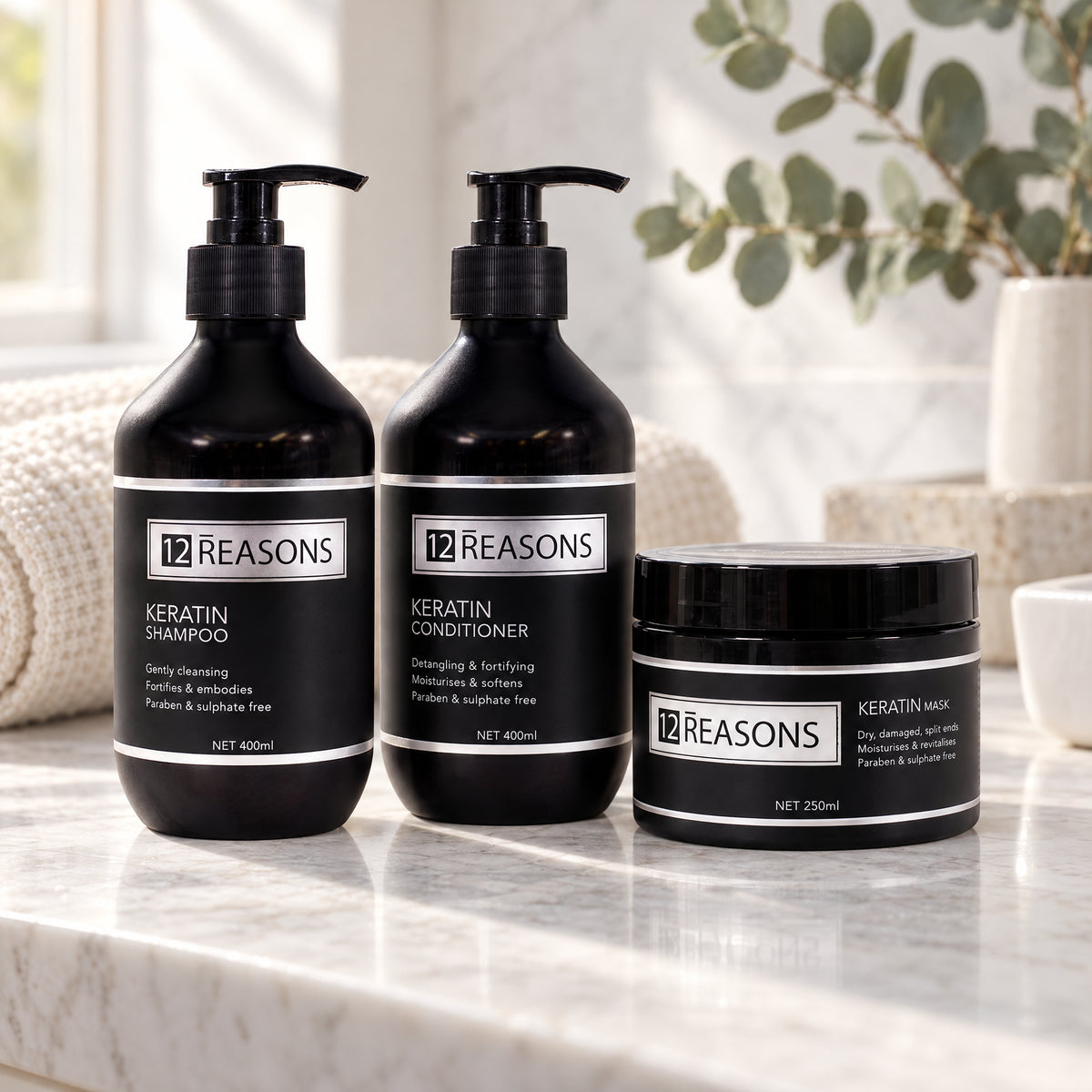 12Reasons Keratin Repair Trio 400ml